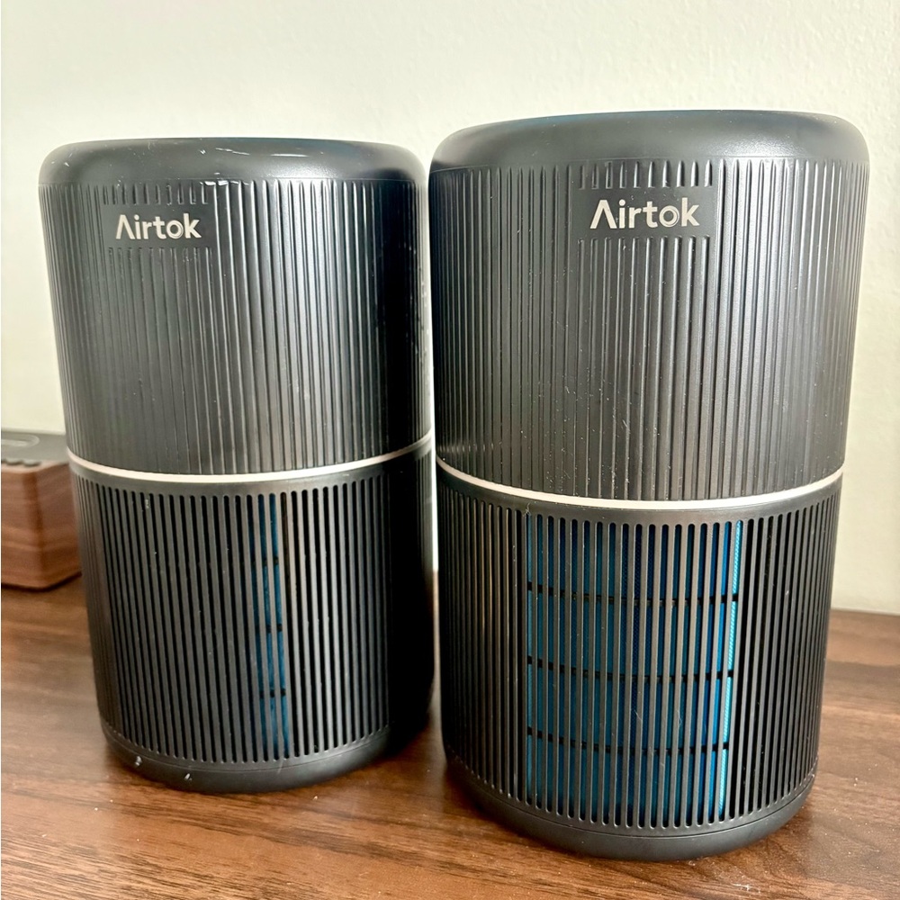 Airtok 2-pack Black Purifiers